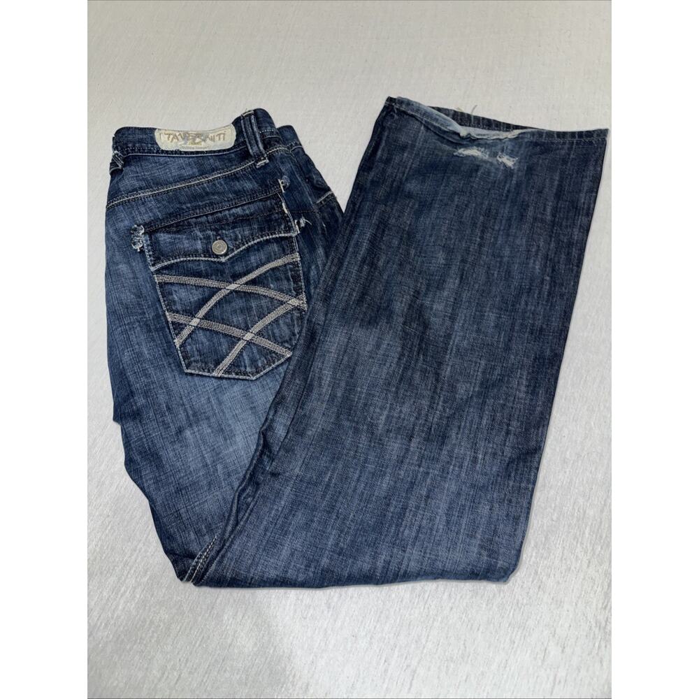 Jimmy Taverniti SO Jeans Dark Wash Denim Straight Leg Jeans Size 36 x 33